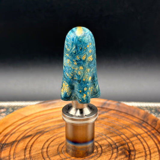 Maple Burl Ghost Crown Handle