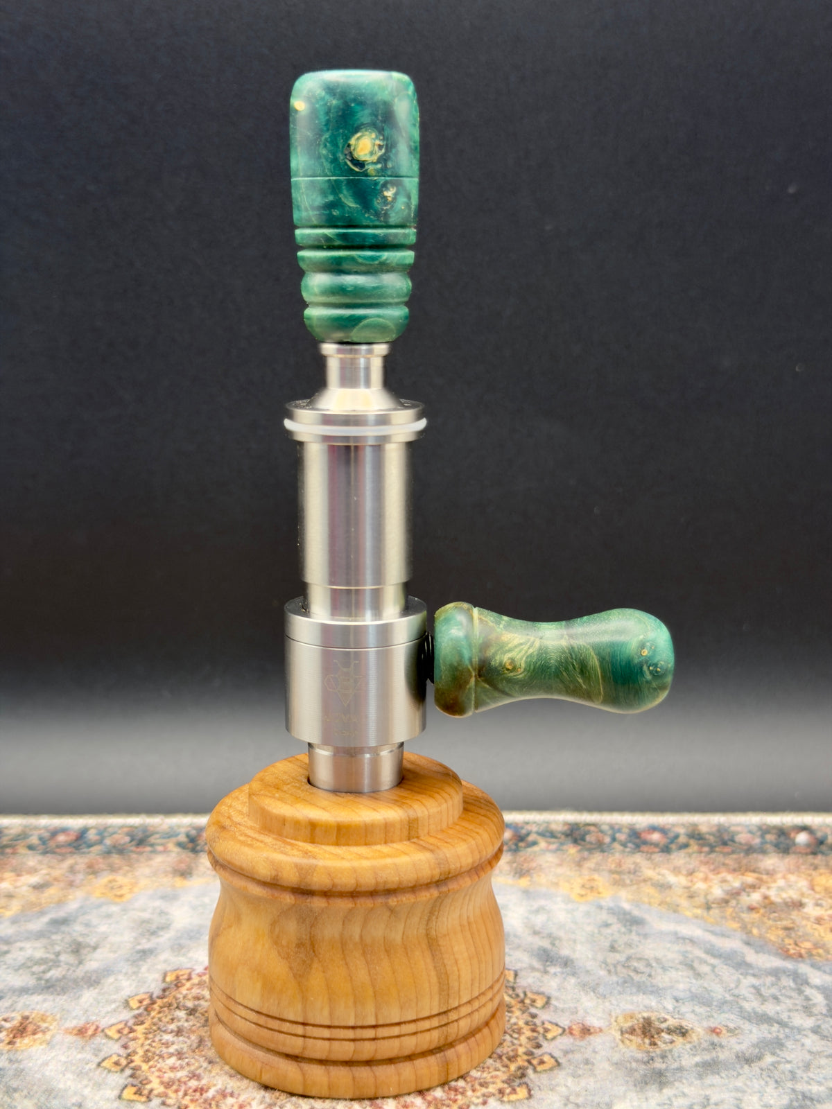 Box Elder Burl Crown Handle Combo