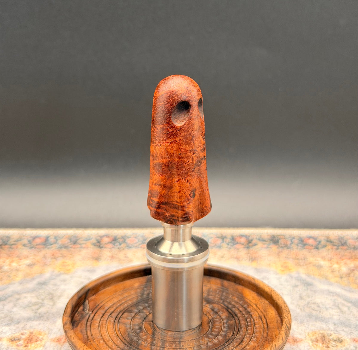 Box Elder Burl Micro Geist Crown Handle