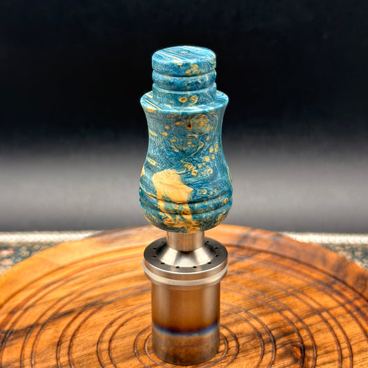 Maple Burl Crown Handle / Tamper