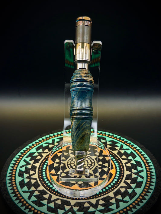 Stabilized Ambrosia Maple Burl Stem for 8mm Thermal Engines