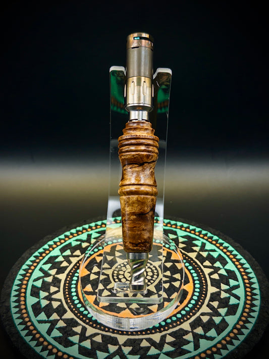 Spalted Maple Burl Stem for 8mm Thermal Engines