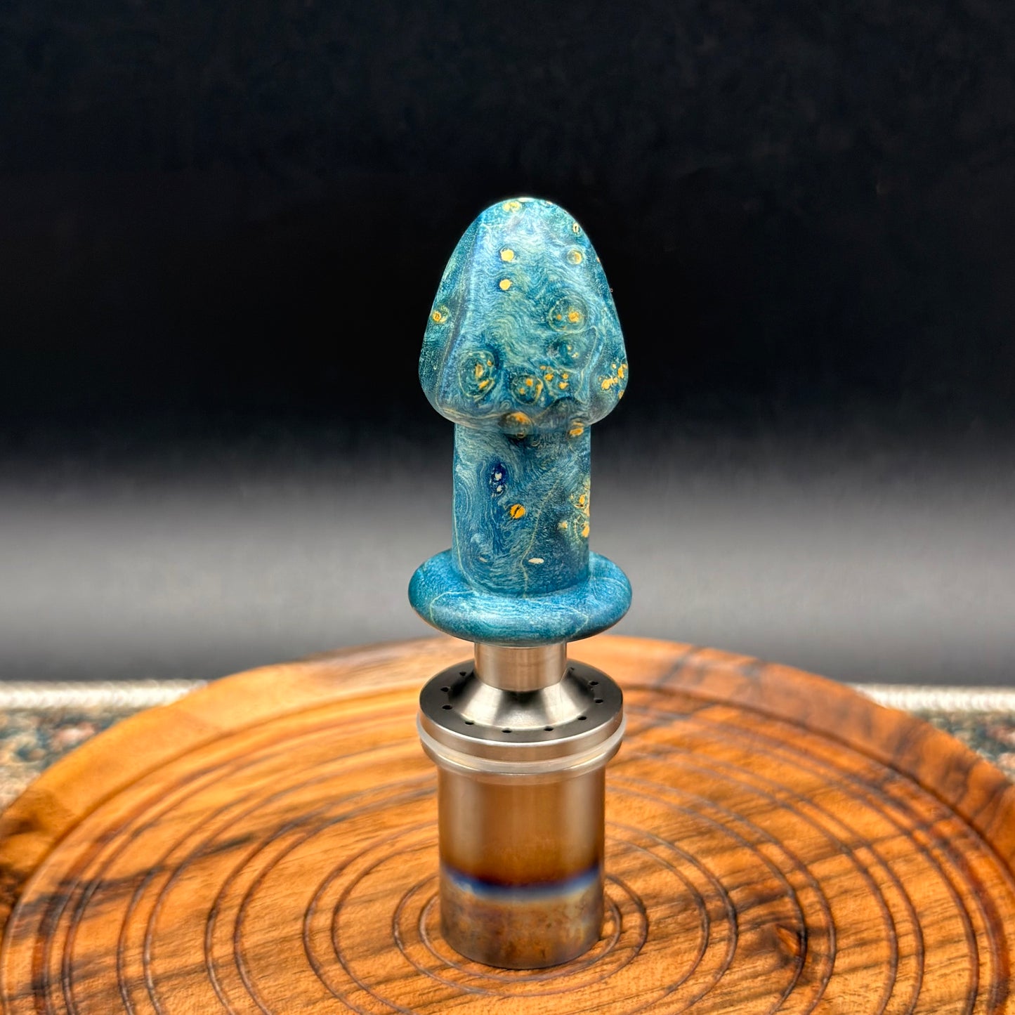 Maple Burl Crown Handle