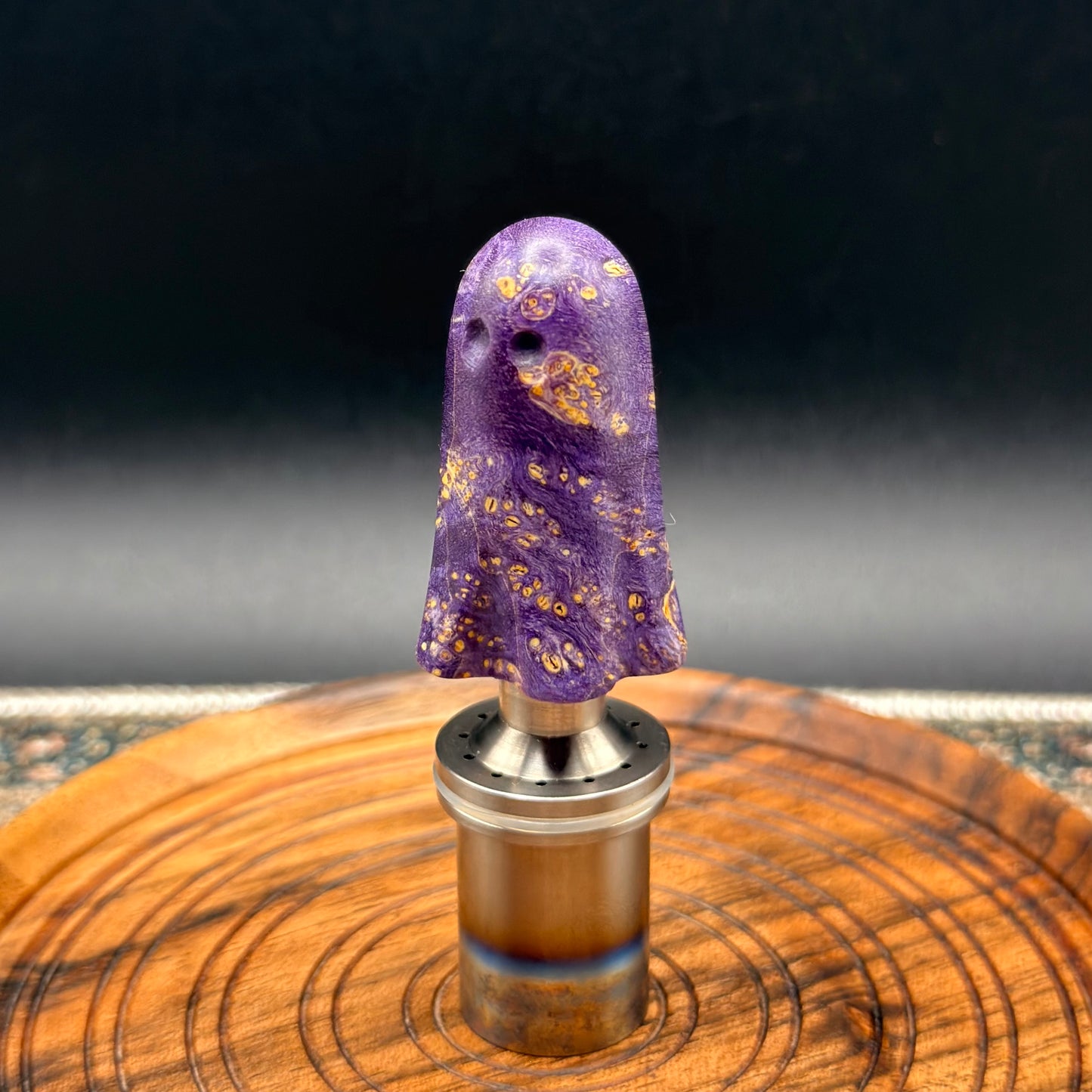 Maple Burl Ghost Crown Handle