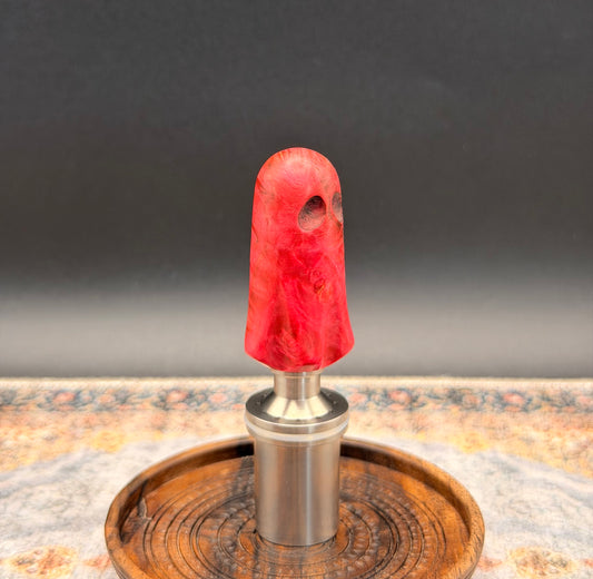 Box Elder Burl Micro Geist Crown Handle