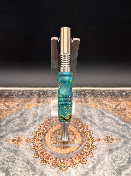 Box Elder Burl Stem/WPA for 8mm Thermal Engines