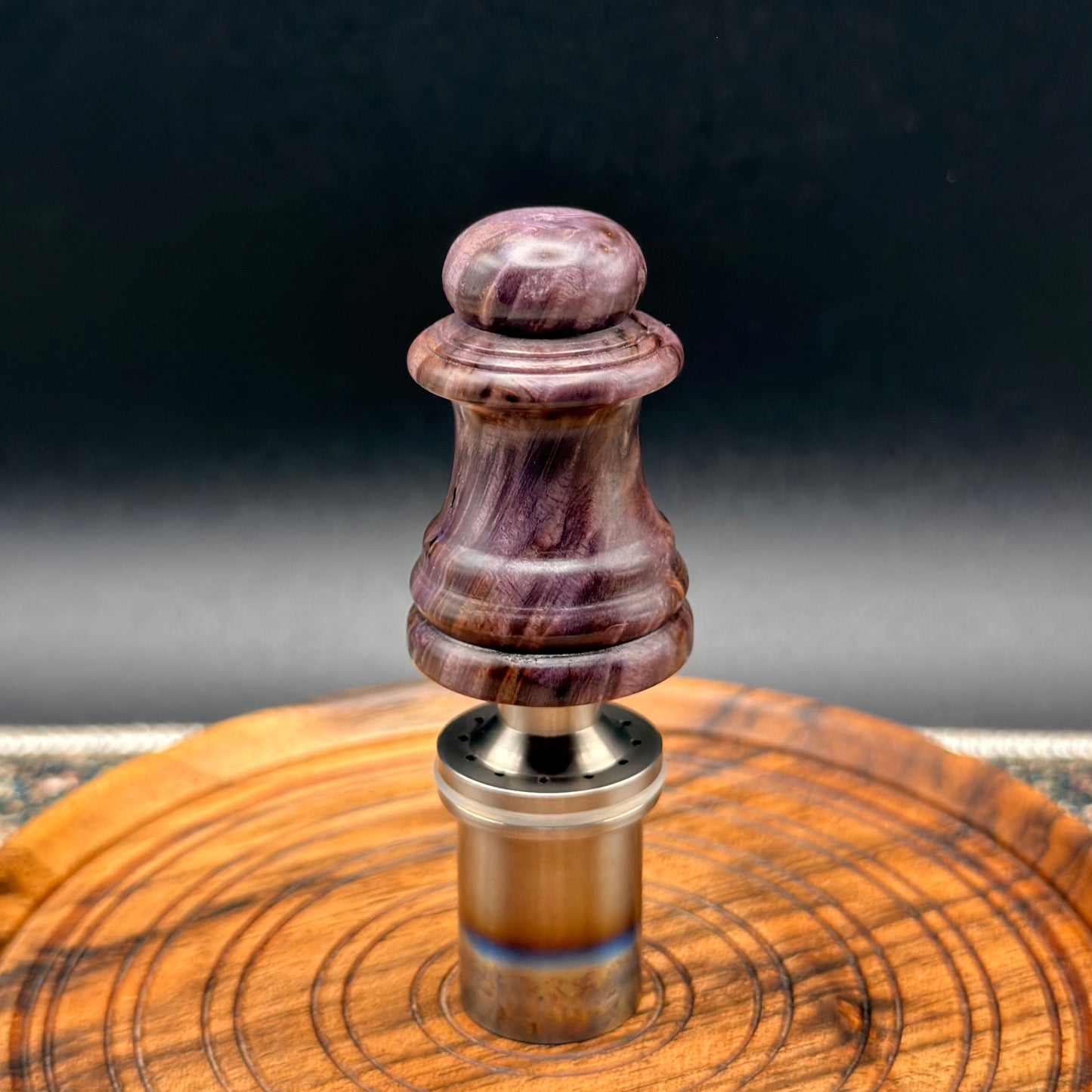 Buckeye Burl Crown Handle