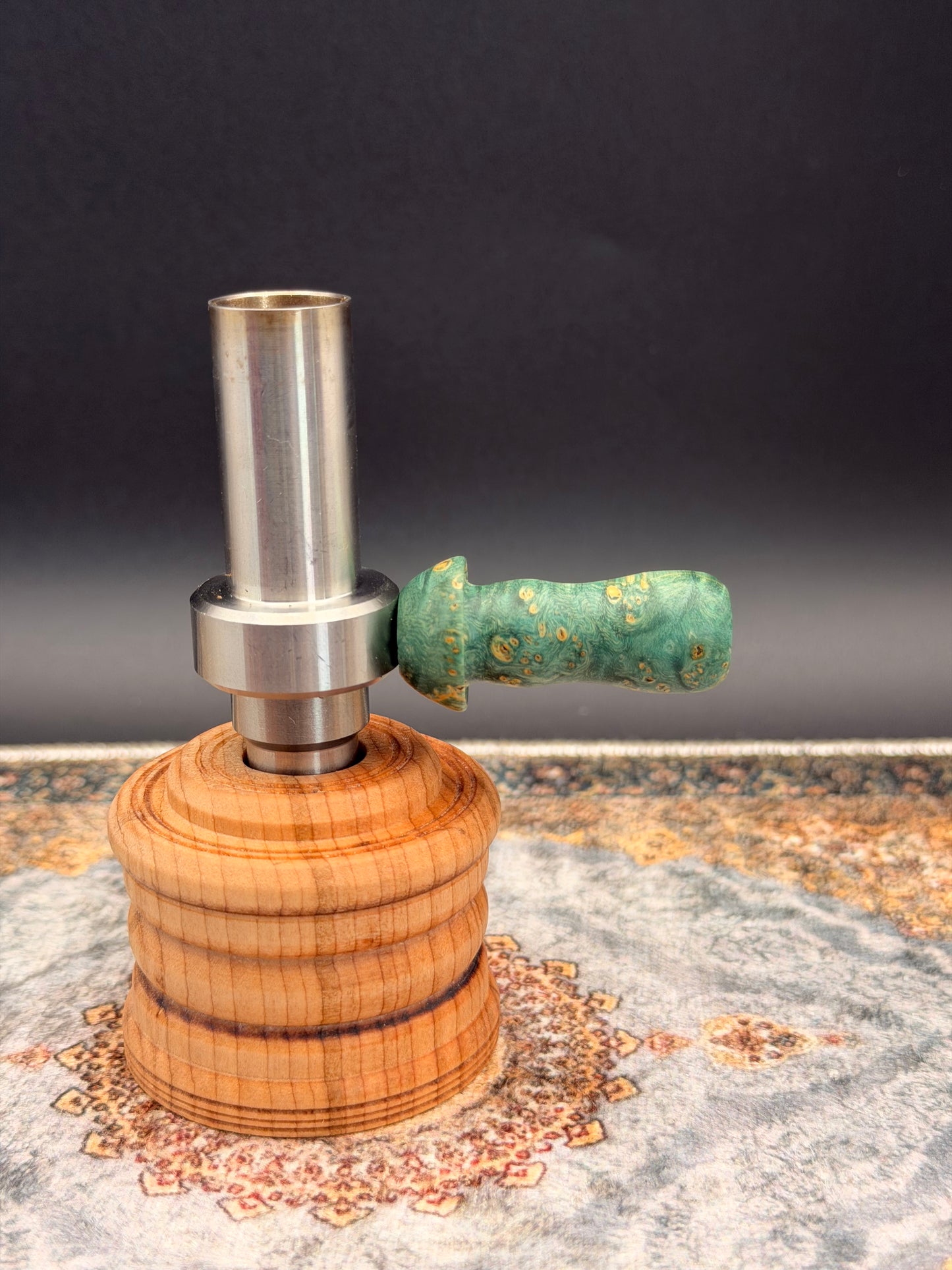 Box Elder Burl Tbowl Handle