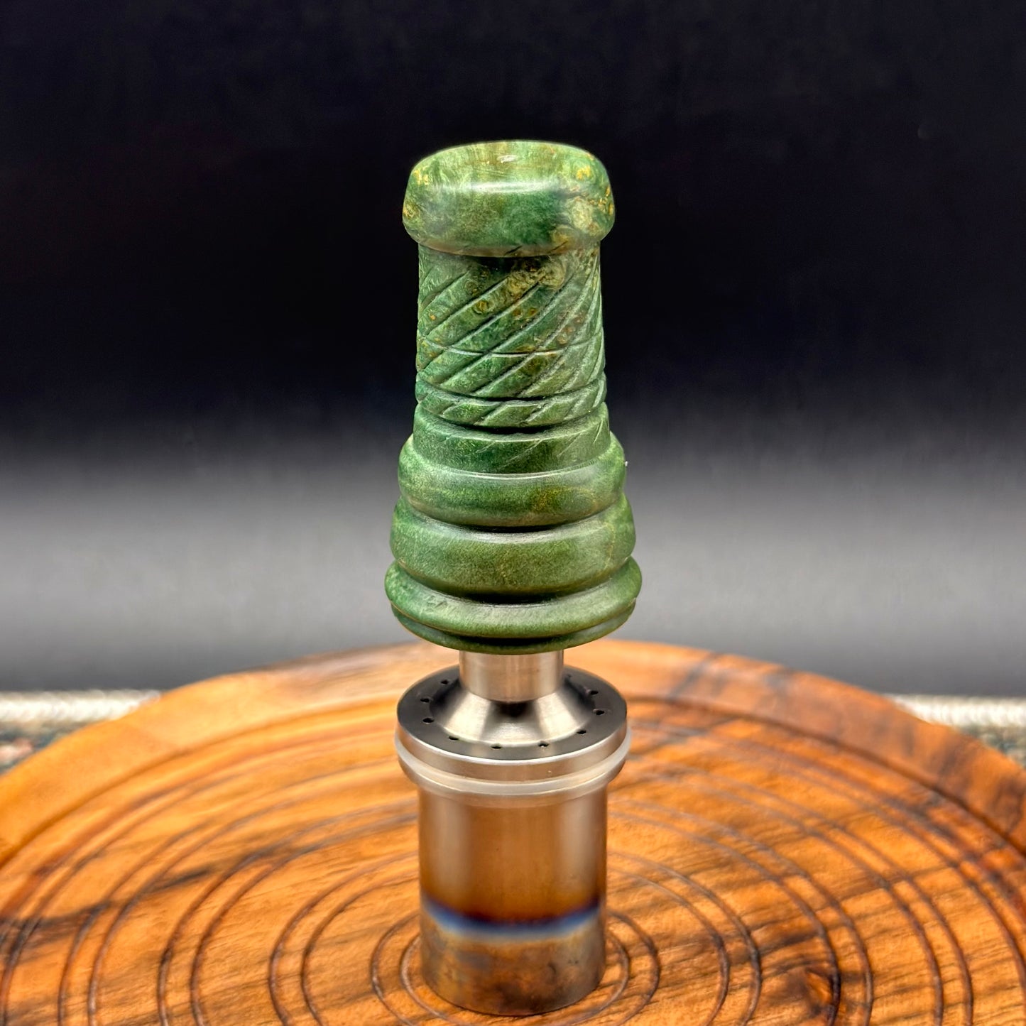 Maple Burl Crown Handle