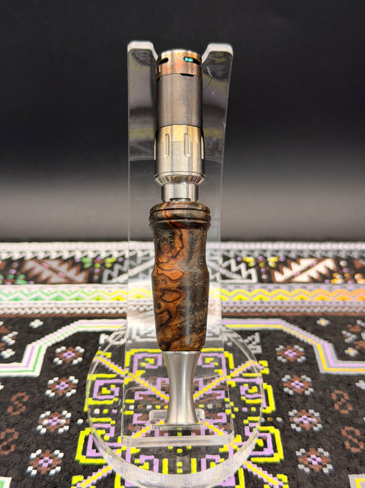 Buckeye Burl Stem for 8mm Thermal Engines