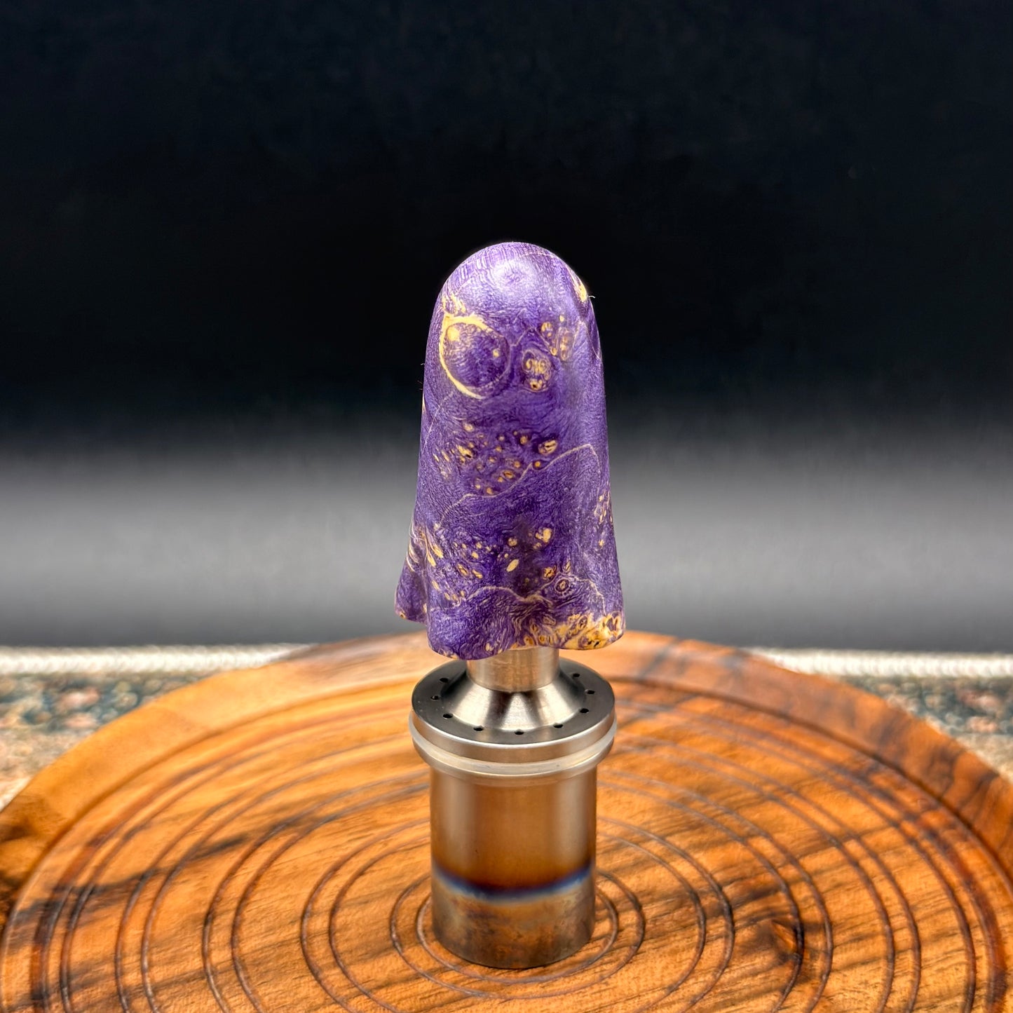 Maple Burl Ghost Crown Handle
