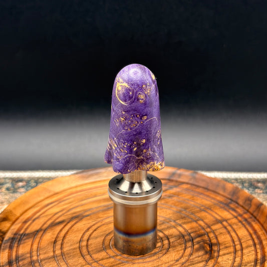 Maple Burl Ghost Crown Handle