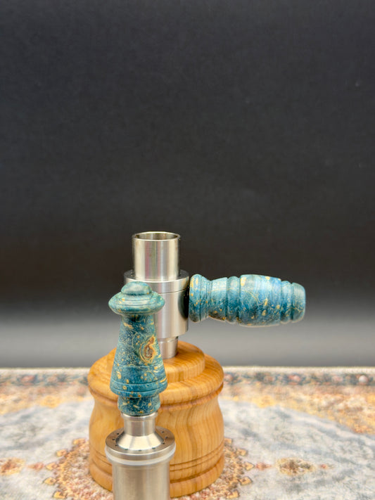 Box Elder Burl Crown Handle Combo