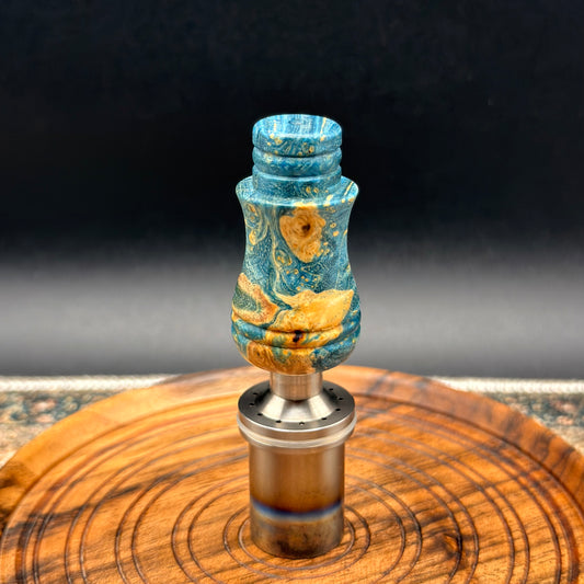 Maple Burl Crown Handle / Tamper