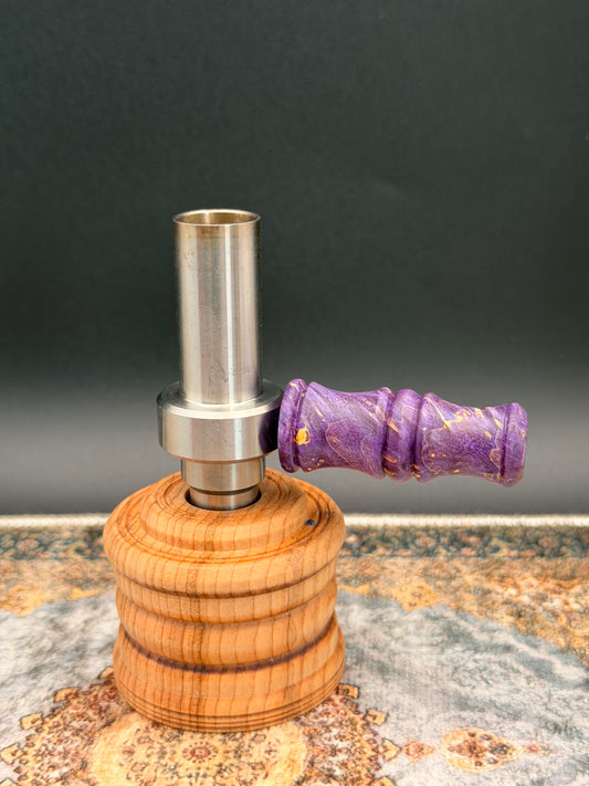 Buckeye Burl Tbowl Handle