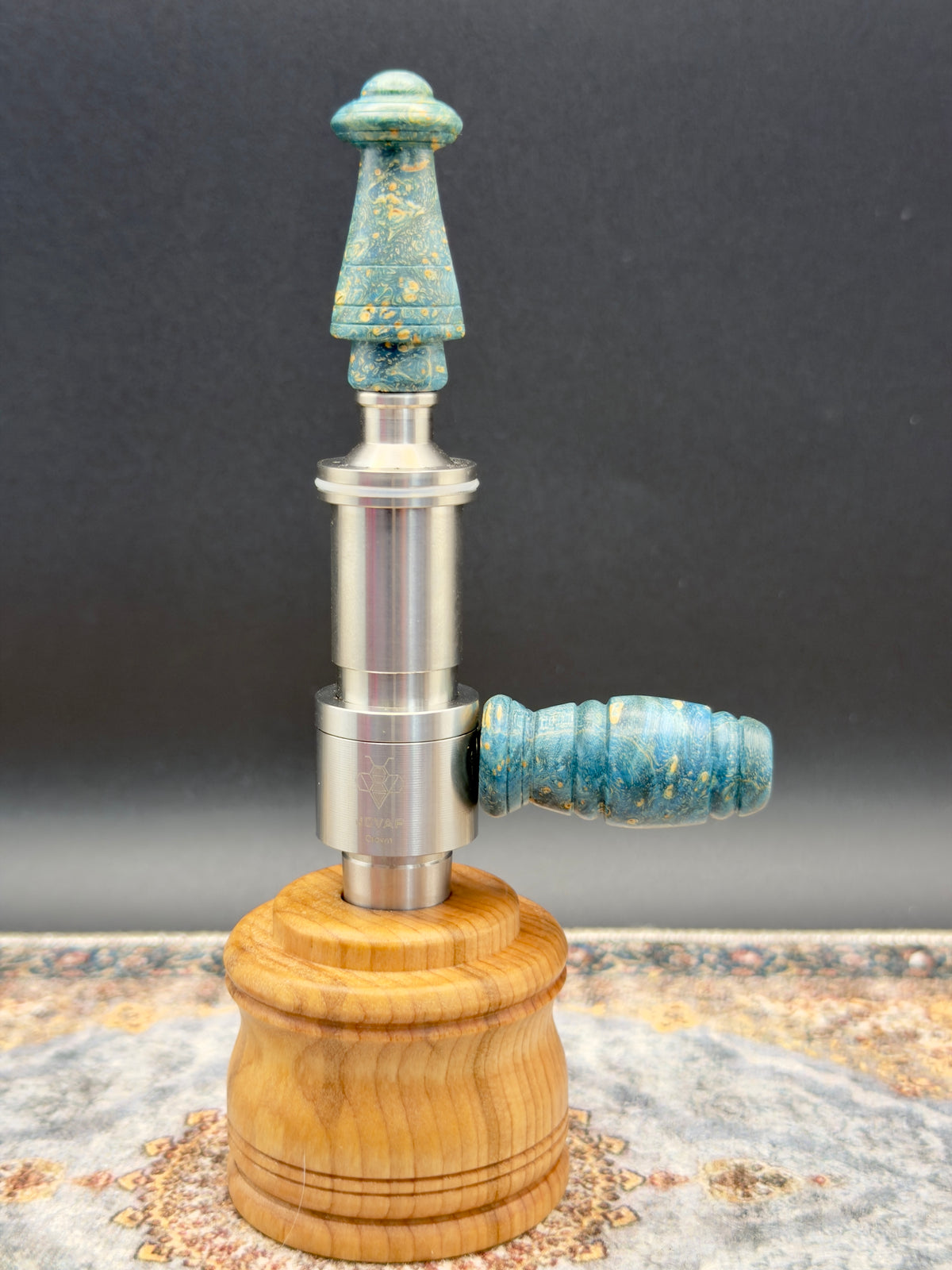 Box Elder Burl Crown Handle Combo