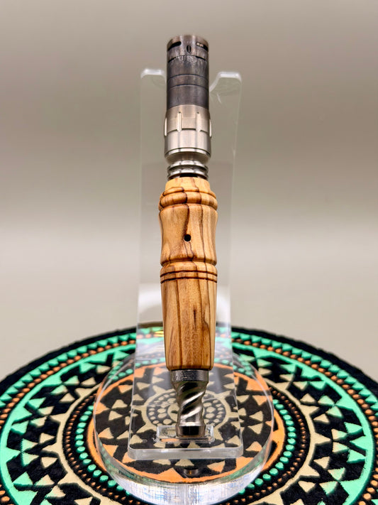 Olive Wood Stem for 8mm Thermal Engines