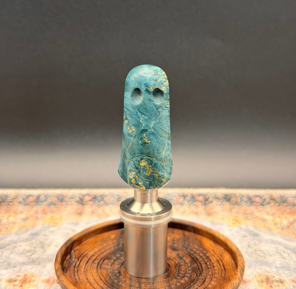 Box Elder Burl Micro Geist Crown Handle