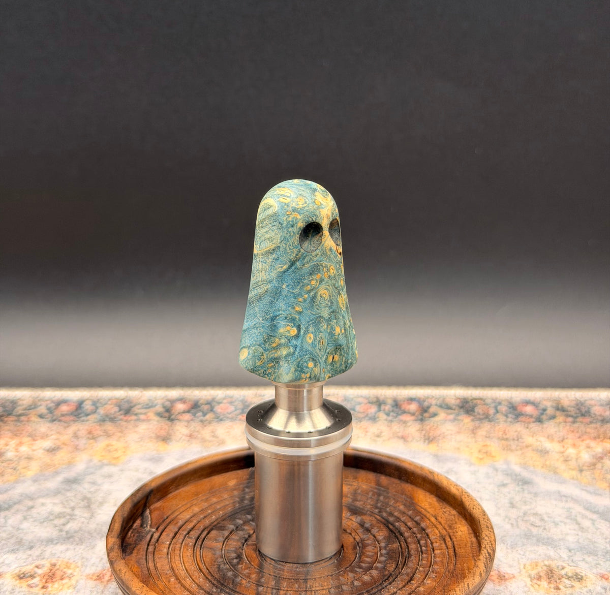 Box Elder Burl Micro Geist Crown Handle