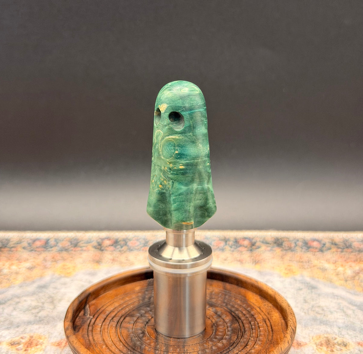 Box Elder Burl Micro Geist Crown Handle