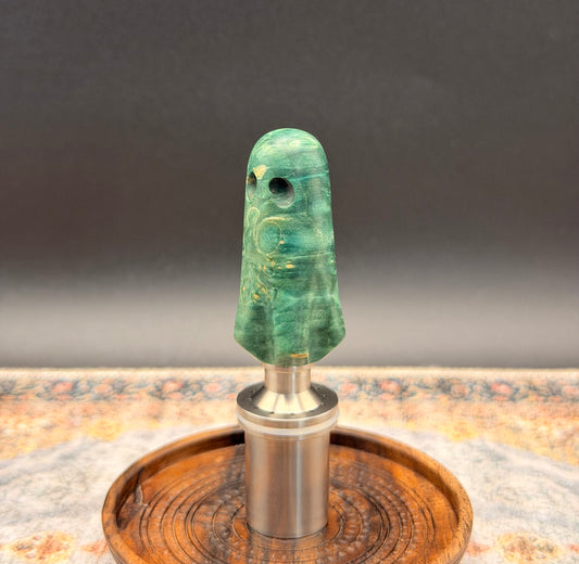 Box Elder Burl Micro Geist Crown Handle