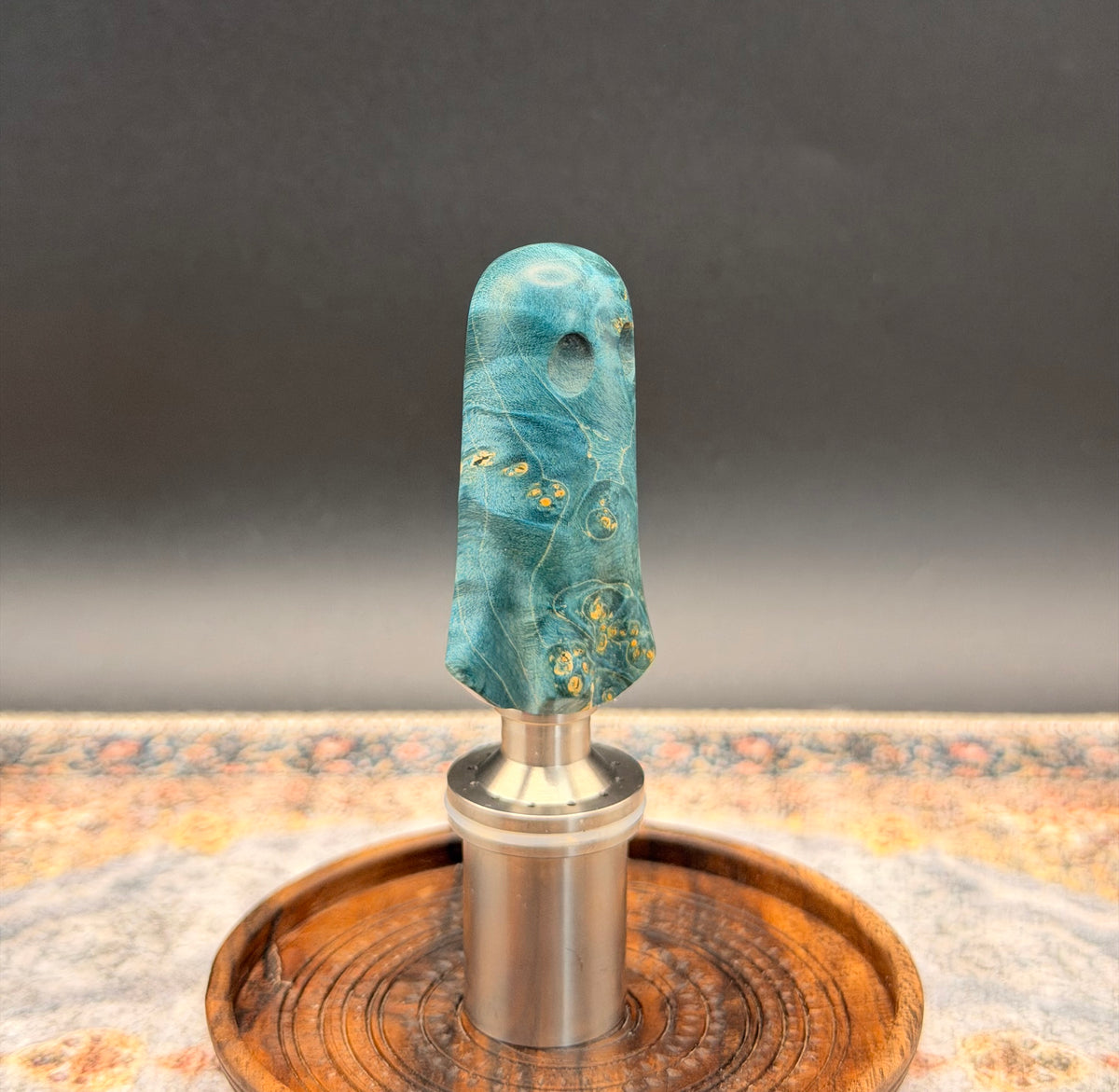 Box Elder Burl Micro Geist Crown Handle