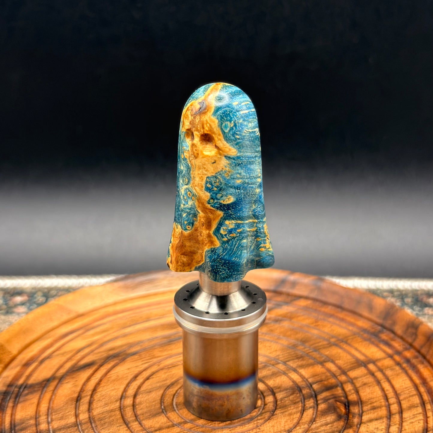 Maple Burl Ghost Crown Handle