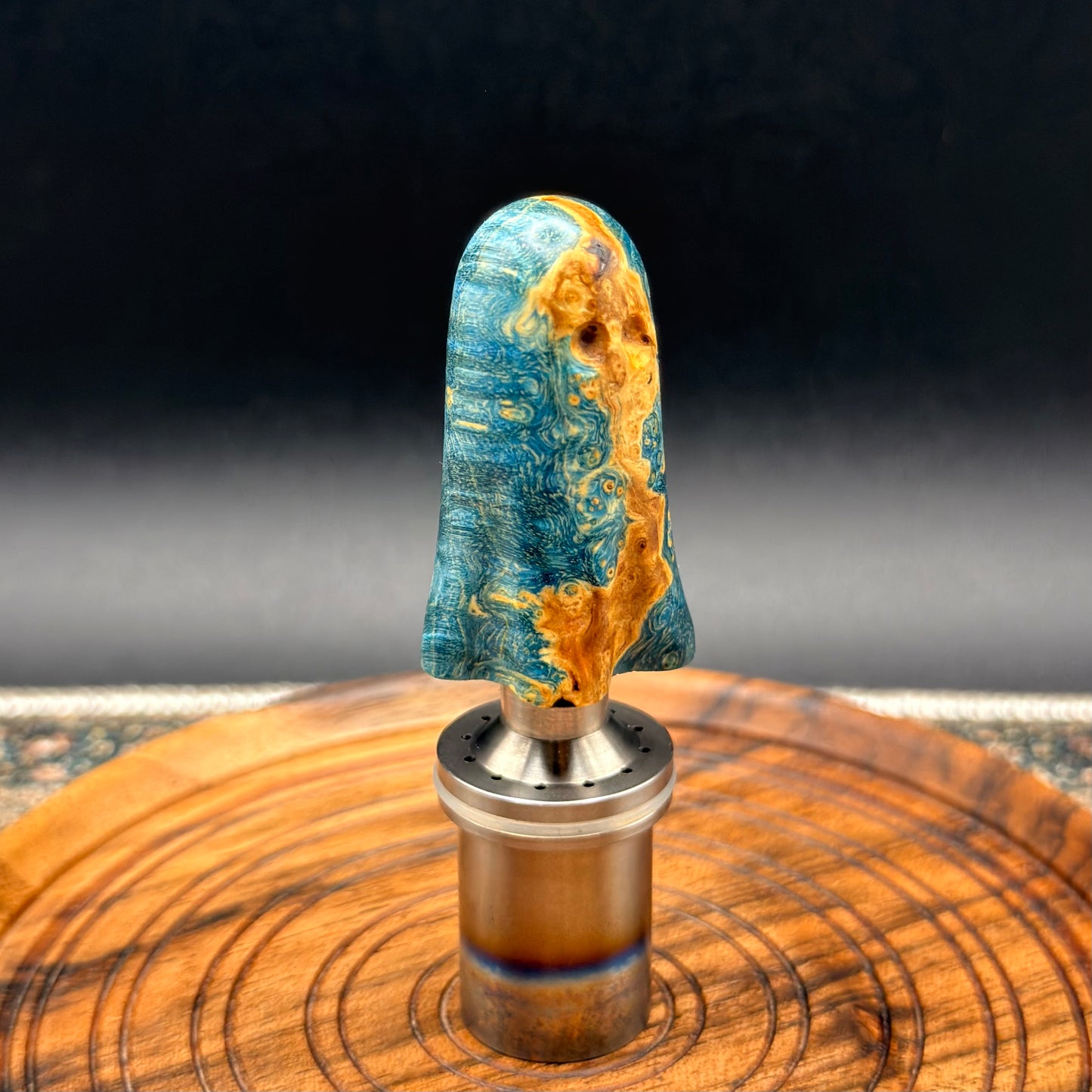 Maple Burl Ghost Crown Handle