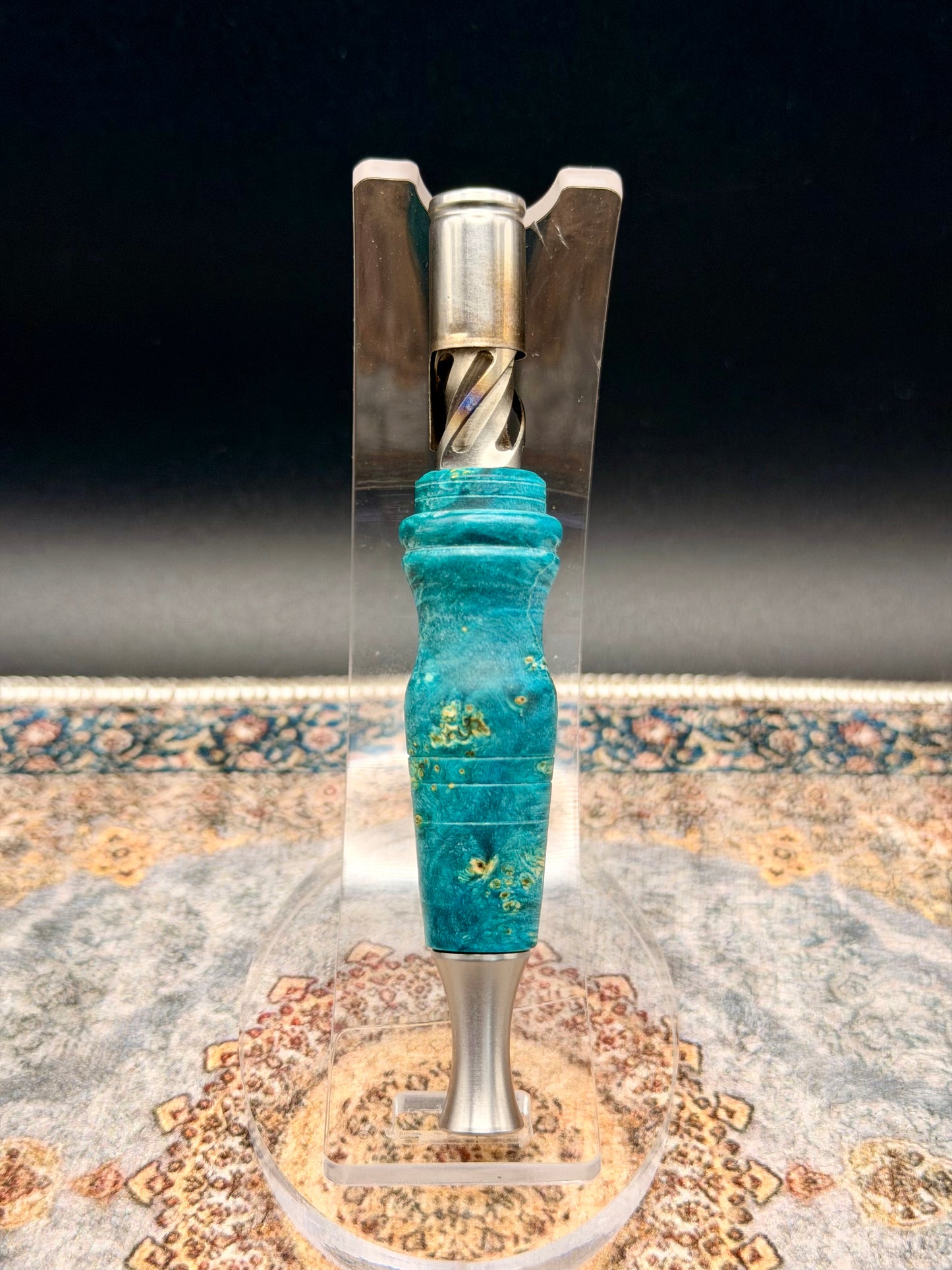 Box Elder Burl Stem/WPA for 8mm Thermal Engines