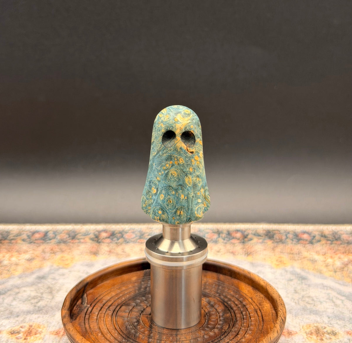Box Elder Burl Micro Geist Crown Handle