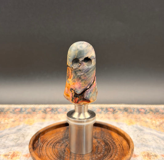 Box Elder Burl Micro Geist Crown Handle
