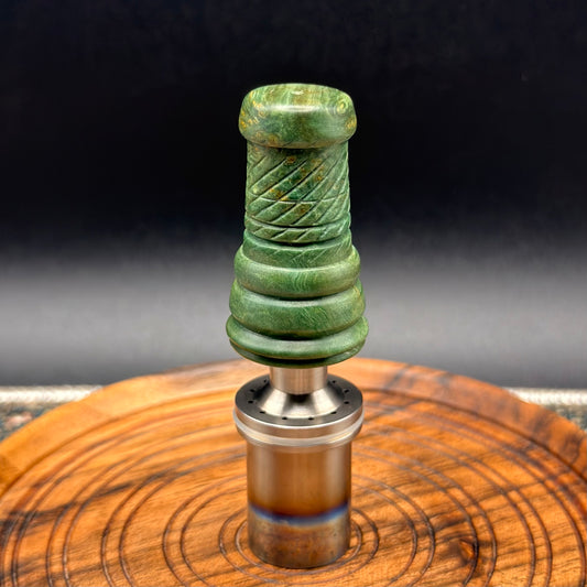Maple Burl Crown Handle