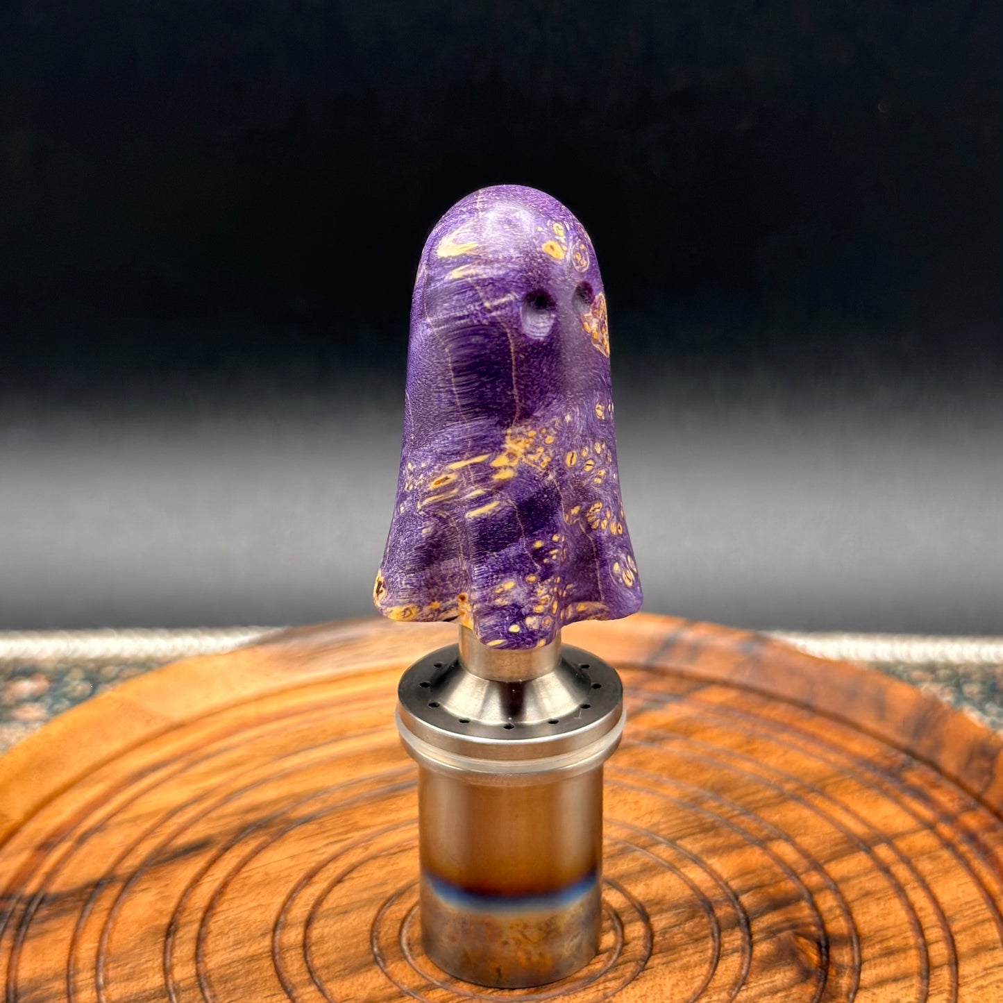 Maple Burl Ghost Crown Handle