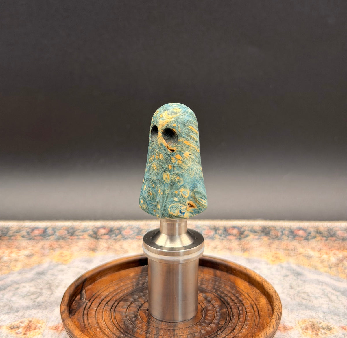 Box Elder Burl Micro Geist Crown Handle