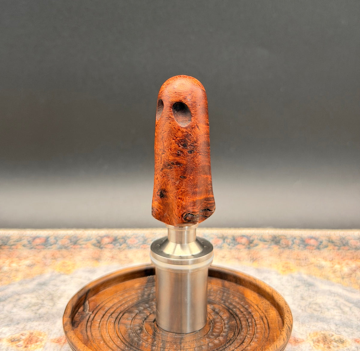 Box Elder Burl Micro Geist Crown Handle