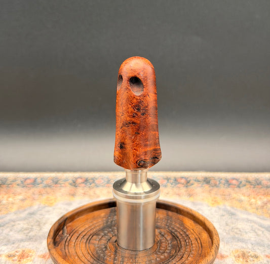 Box Elder Burl Micro Geist Crown Handle