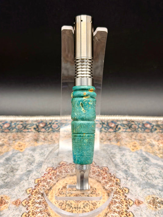 Box Elder Burl Stem/WPA for 8mm Thermal Engines