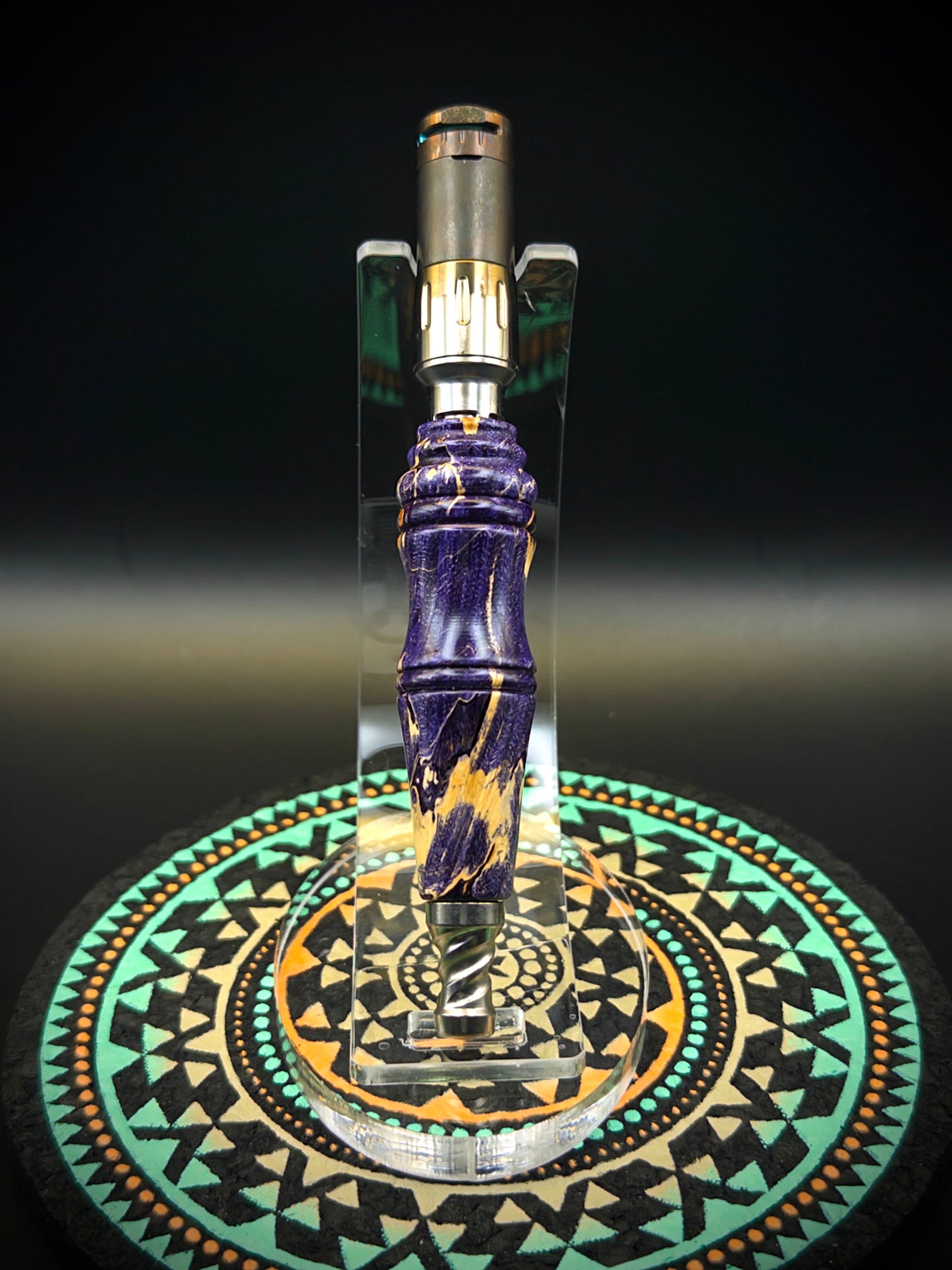Stabilized Box Elder Burl Stem for 8mm Thermal Engines
