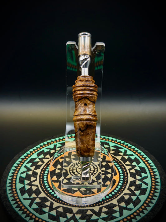 Spalted Maple Burl Stem for 8mm Thermal Engines