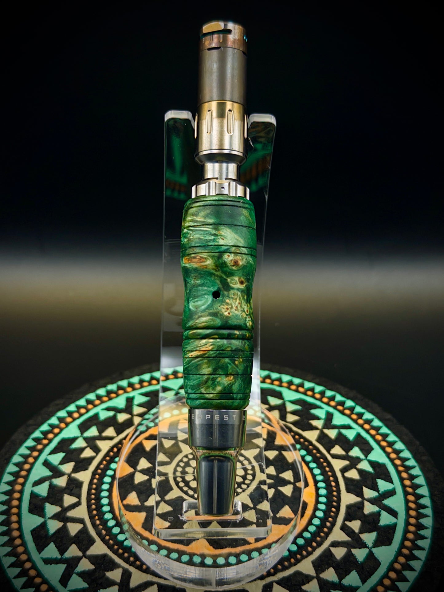 Stabilized Box Elder Burl Tempest 2 Sleeve