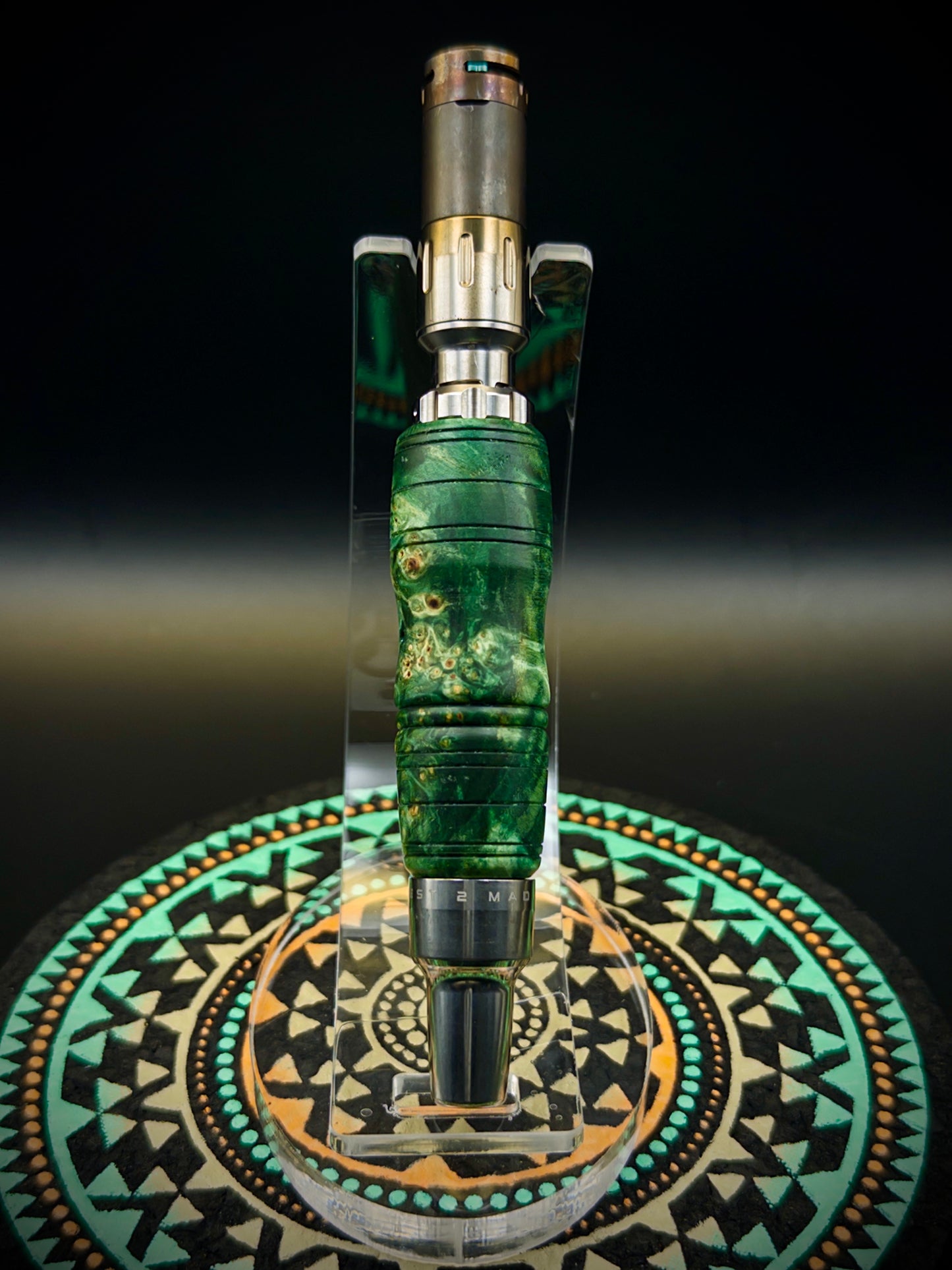 Stabilized Box Elder Burl Tempest 2 Sleeve