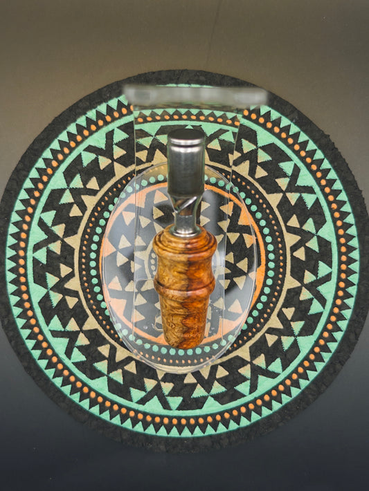 Amboyna Burl WPA/Stem for 8mm Thermal Engines