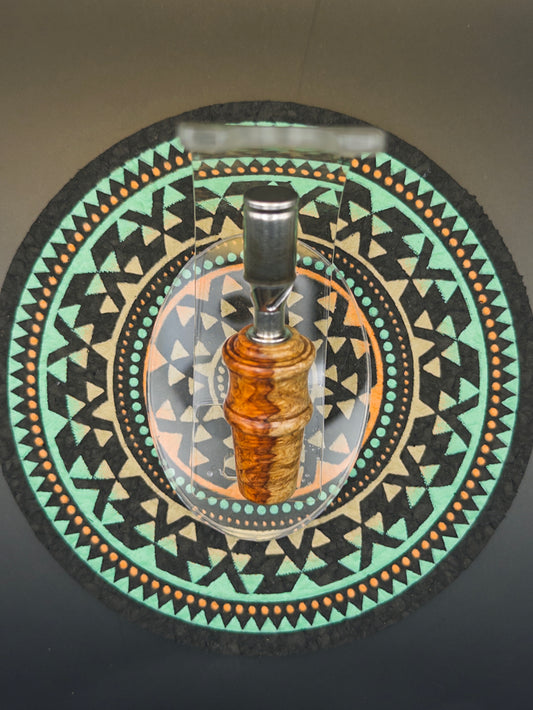 Amboyna Burl WPA/Stem for 8mm Thermal Engines