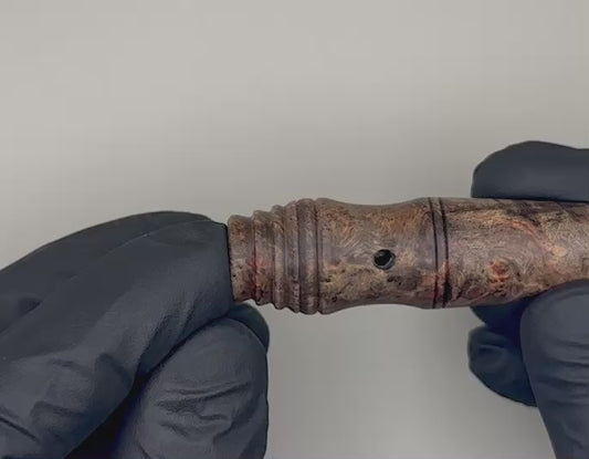 Stabilized Buckeye Burl Stem for 8mm Thermal Engines